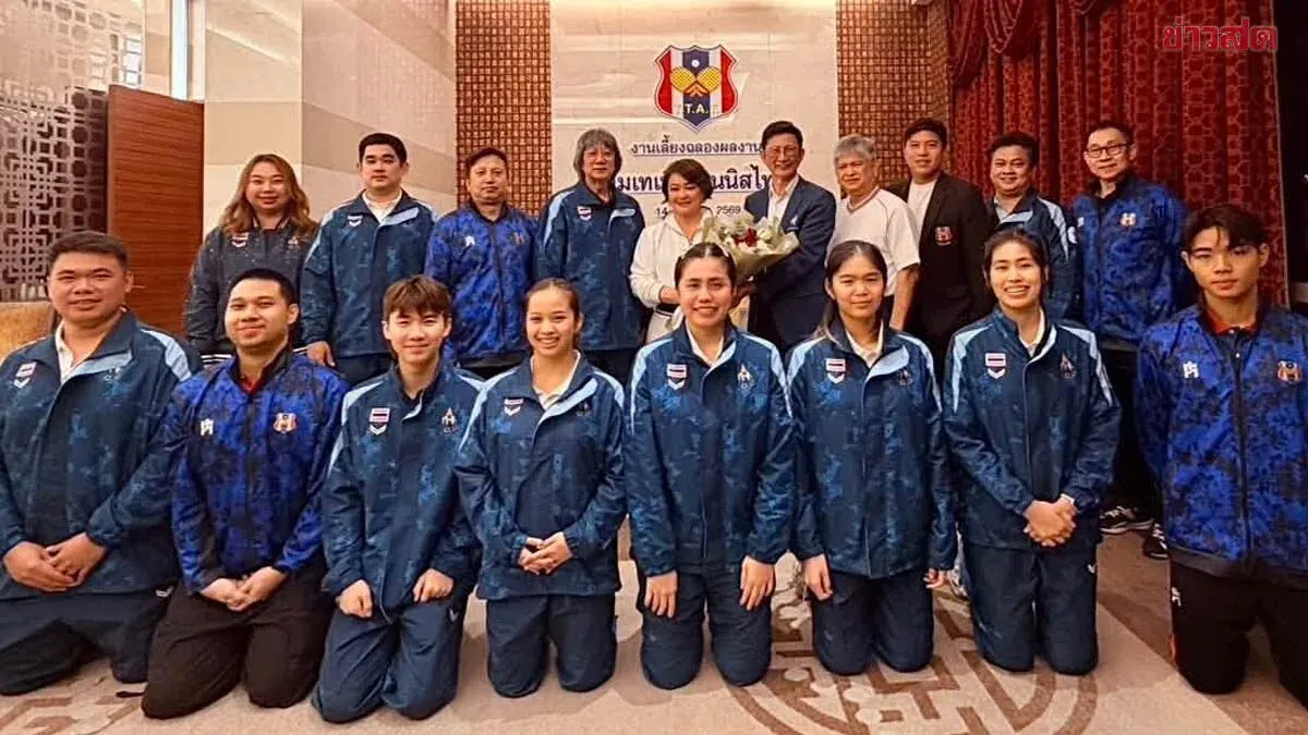 Thai Table Tennis Team Honored After Asian Games 2026 Bronze