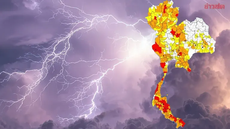 Thai Meteorological Department Warns of Heavy Rain Oct 5-8