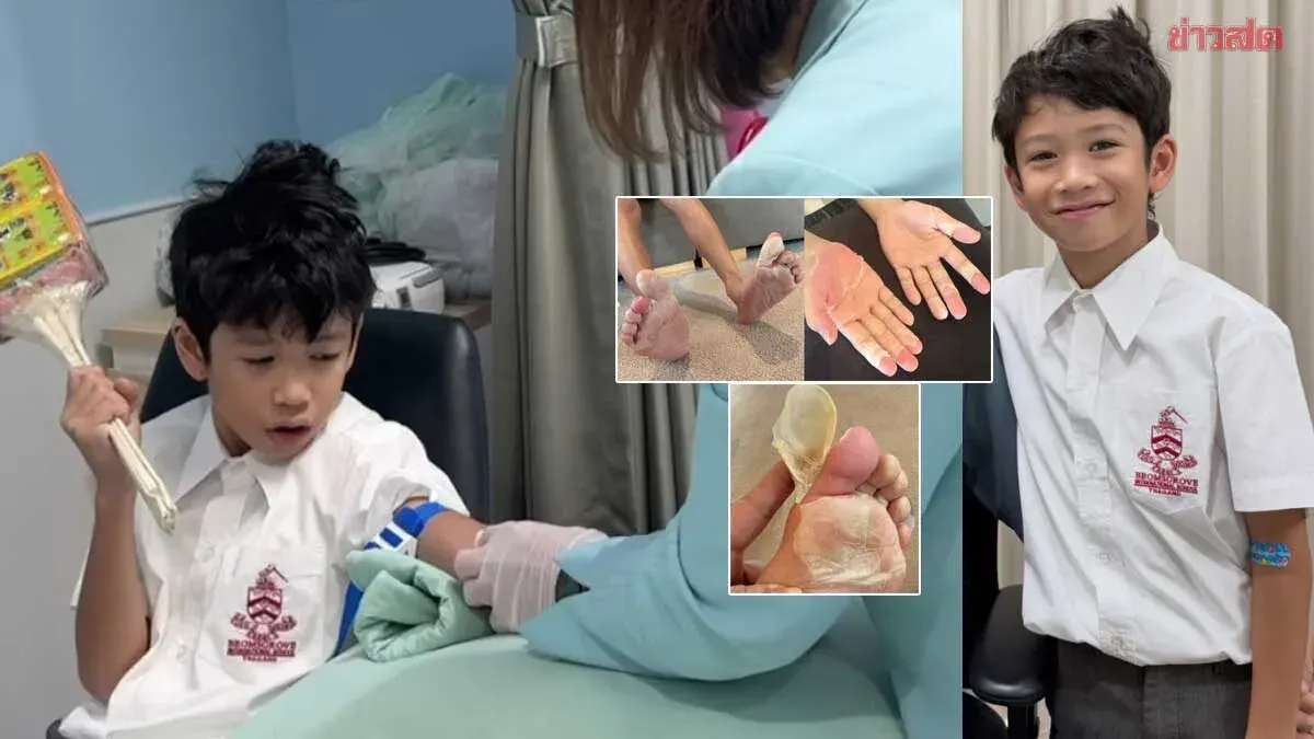 Son of Thai Actor Chakrit Recovers After Rare Triple Illness