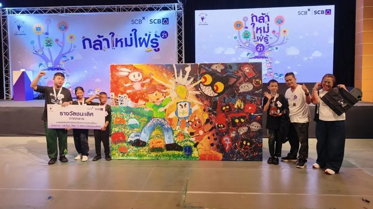 Wat Phailom School Wins Central Region Art Project Award