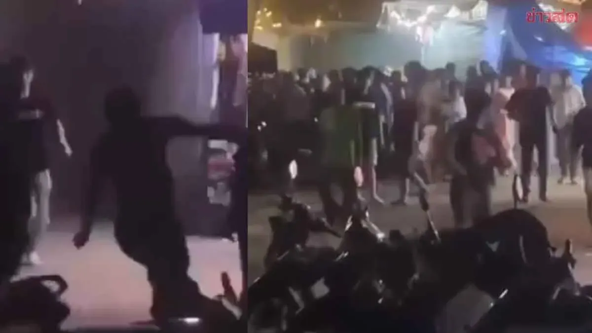 Teen Brawl Halts Chinese Opera Concert at Klong 16 Market