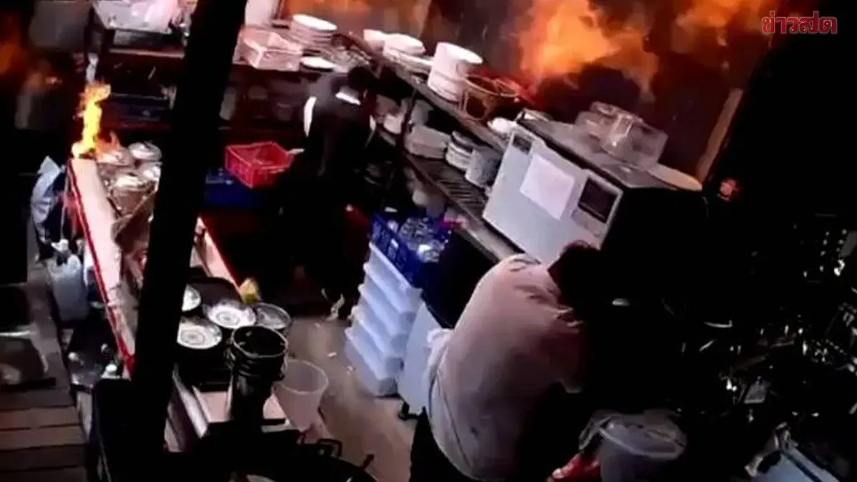 Gas Canister Explosion Injures Restaurant Owner in Rayong