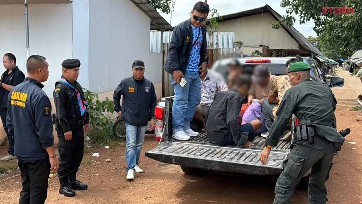 Police Raid Border Market, Arrest 26 Illegal Cambodian Residents