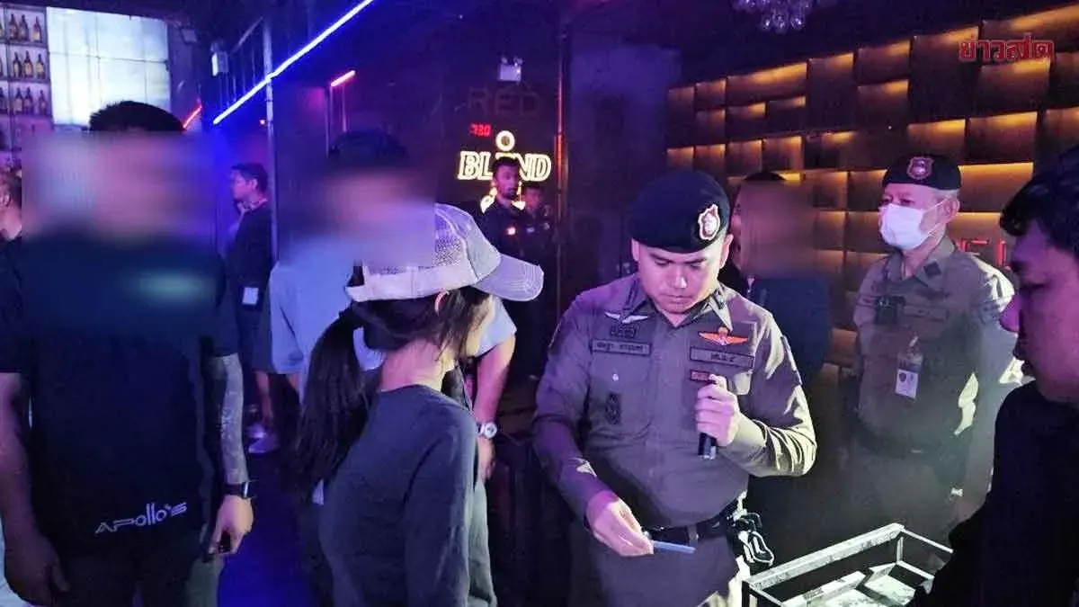 Bangkok Police Conduct Night Raid on Nine Entertainment Venues