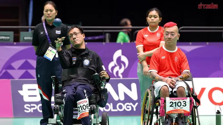Thai Boccia Team Sweeps Four Golds at Asian Para Games