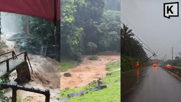 Heavy Rain Triggers Flood Warnings Across Krabi Province