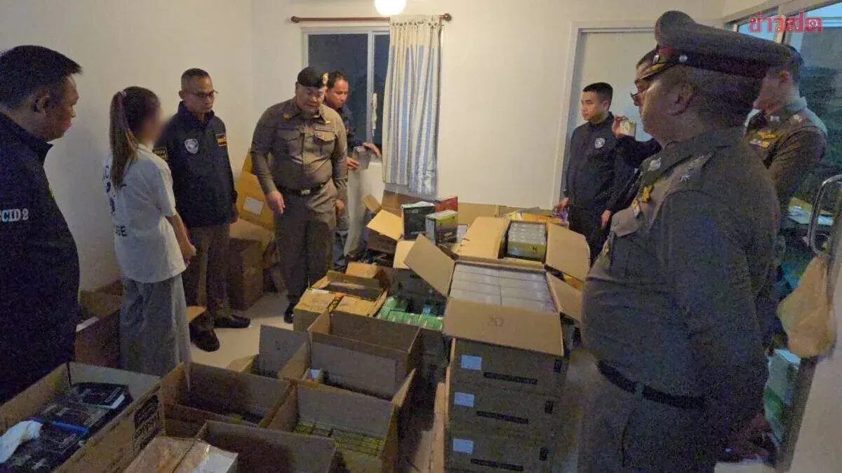 Police Bust Major E-Cigarette Trafficking Ring in Bangkok