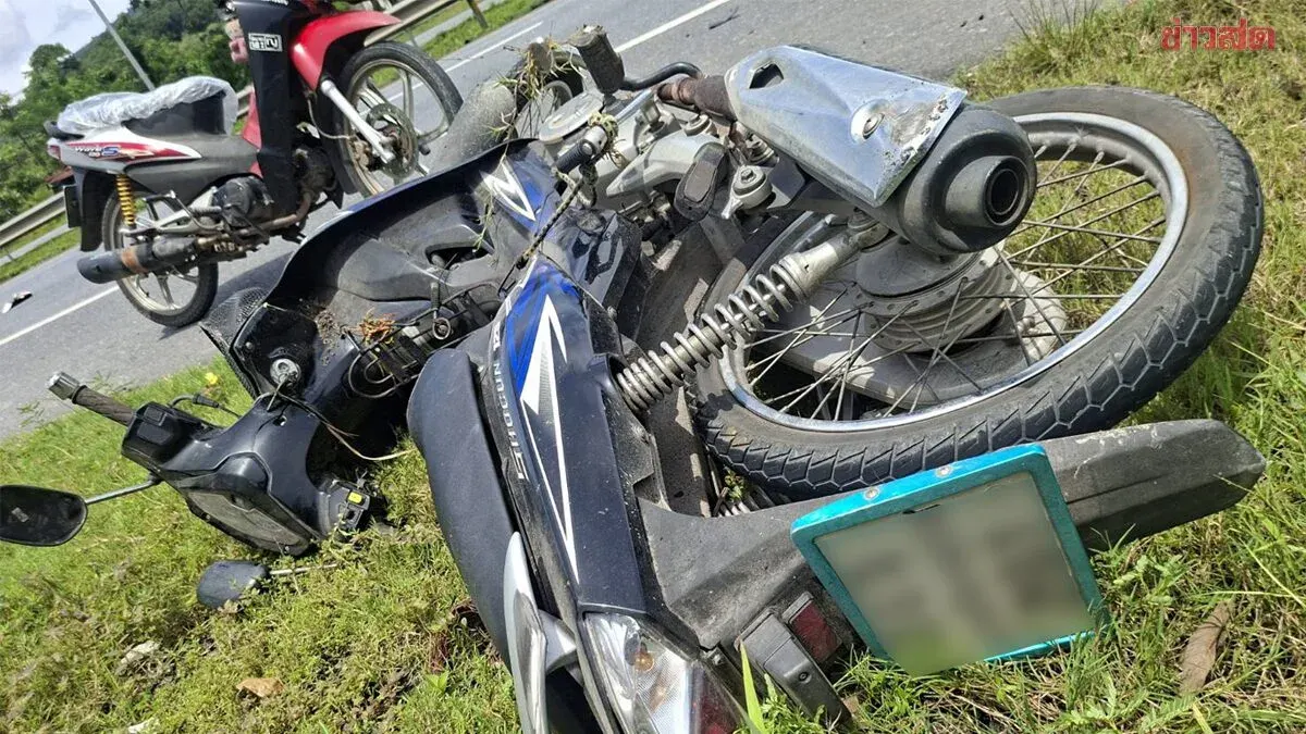 18‑Wheel Truck Runs Over Motorcyclist in Nakhon Si Thammarat Collision