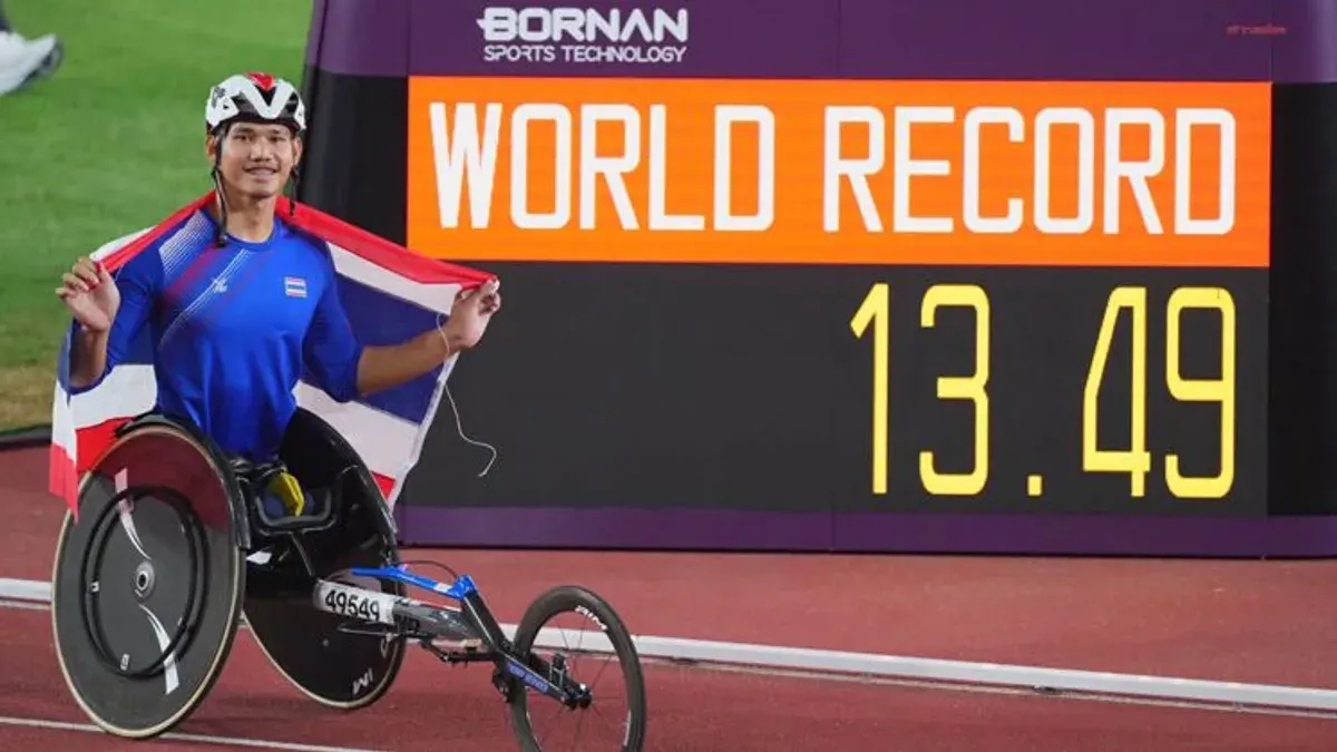 Thai Para-Athletes Smash World and Asian Records for Gold
