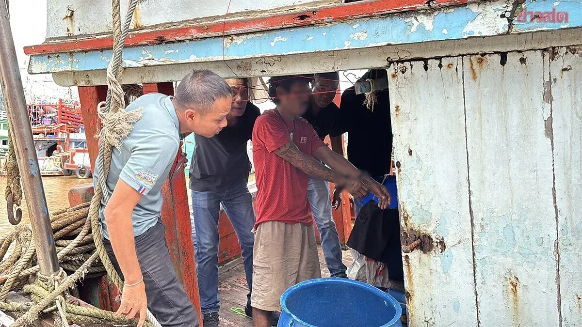 Police Reenact Murder Scene of Chumphon Fisherman