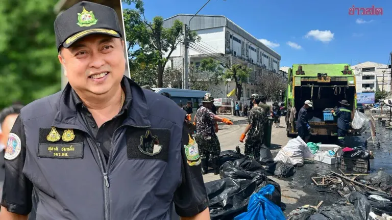 Environment Ministry Launches Flood Cleanup in Bangkok's Ladkrabang