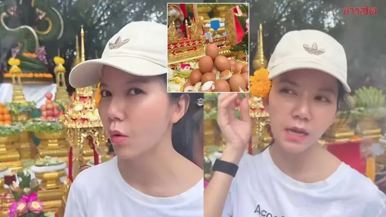 Thai Singer Jaa Nongpanee Shares Lucky Numbers After Naga Offering