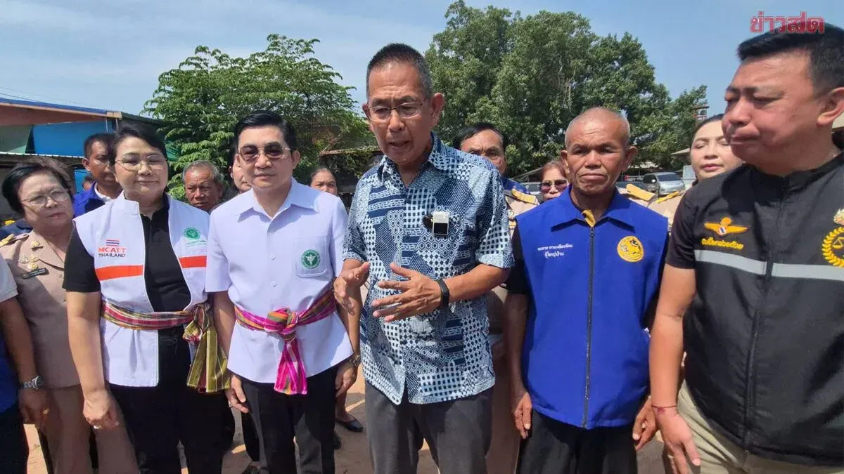 Udon Thani Governor Visits Village After 15 Deaths