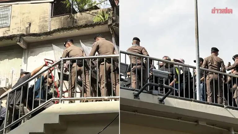 Police Detain 12 Protesters During Rama 4 Demonstration