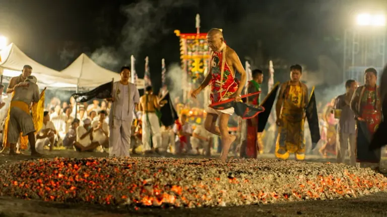 Firewalking Begins at Phuket Vegetarian Festival Shrines