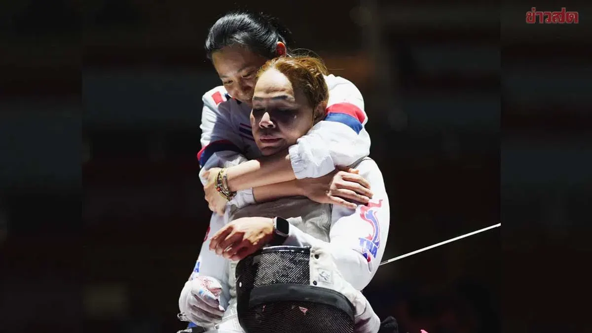 Thai Wheelchair Fencer Saysunee Wins Double Silver, Targets LA Paralympics