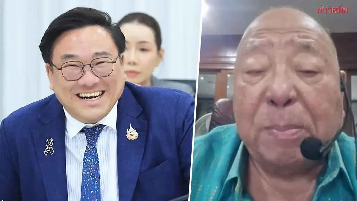 Labor Minister Chulaphon Laughs Off Panut's Thaksin Backing Claim