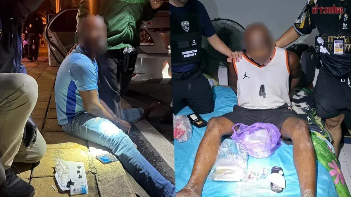 Police Bust Nigerians Selling Cocaine Mixed with Chalk in Bangkok