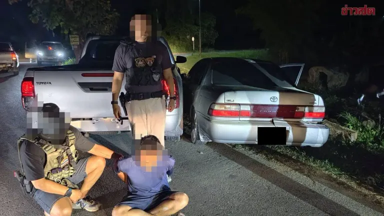 Police Seize 3 Million Meth Pills After Chiang Rai Chase