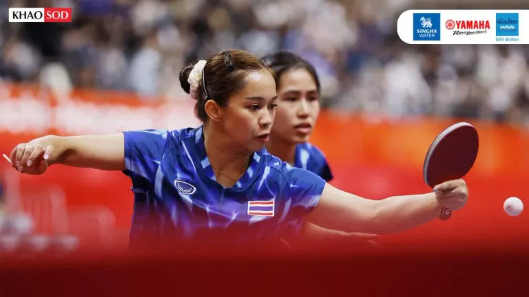 Thai Table Tennis Pair Wins Historic Bronze at Asian Games