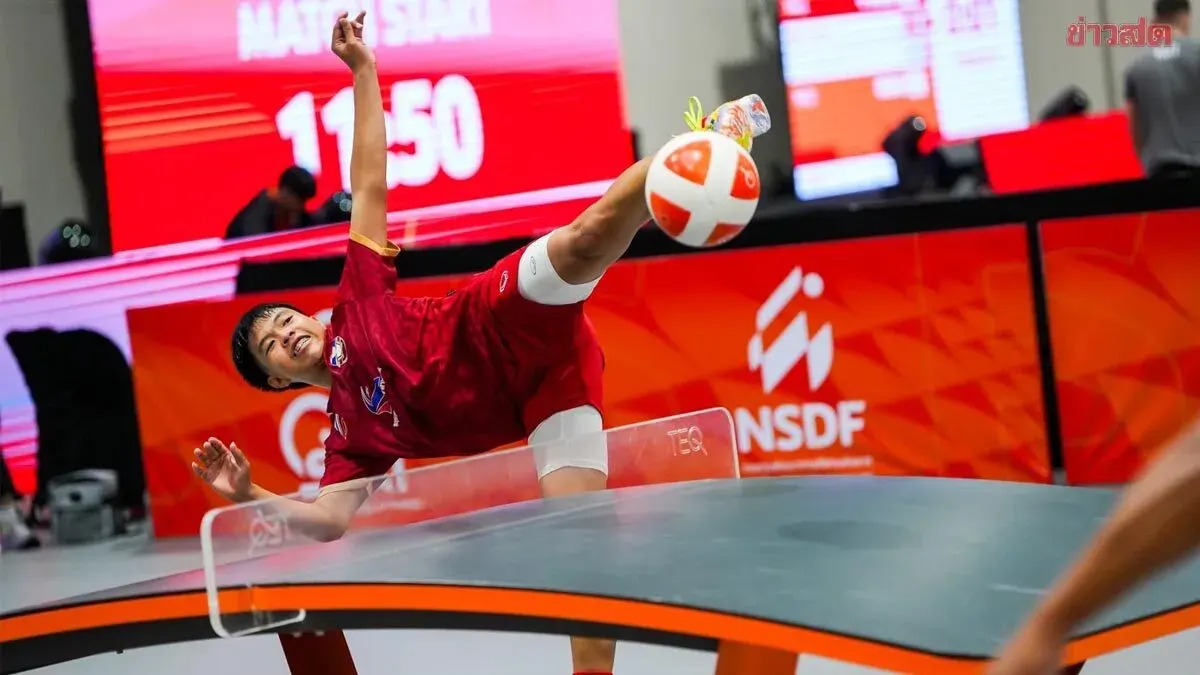 Thai Teen Stuns Former World Champion at Teqball Tour