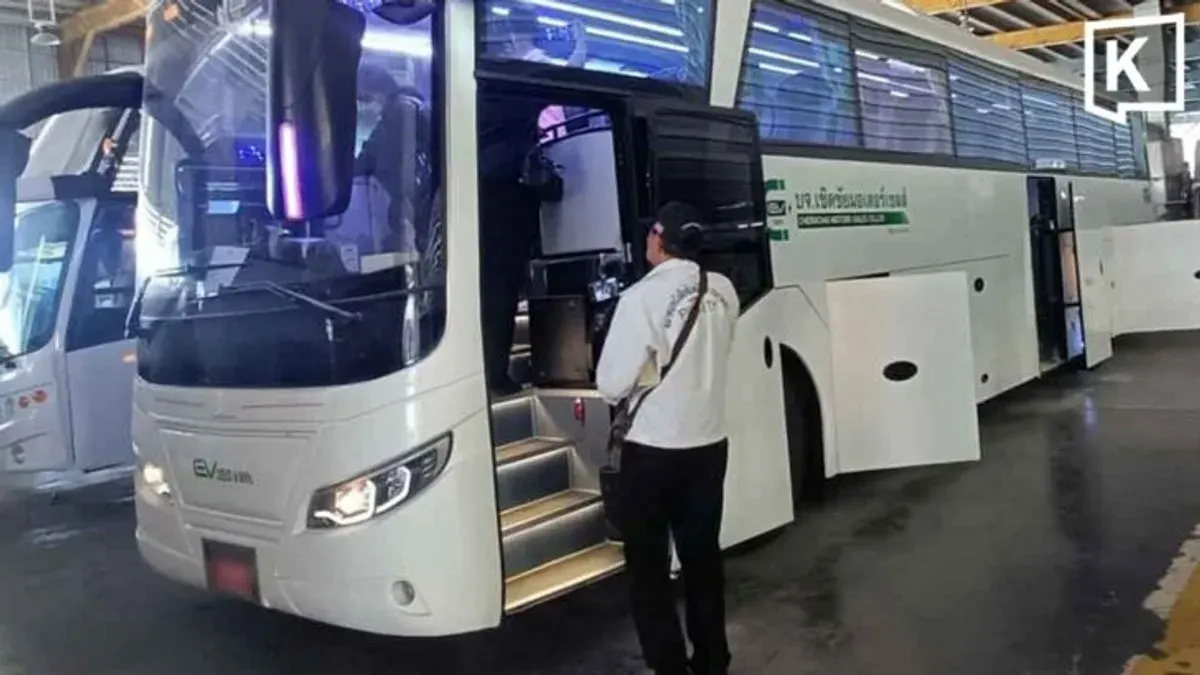 Thai Bus Operator Launches Free Electric Korat-Bangkok Service