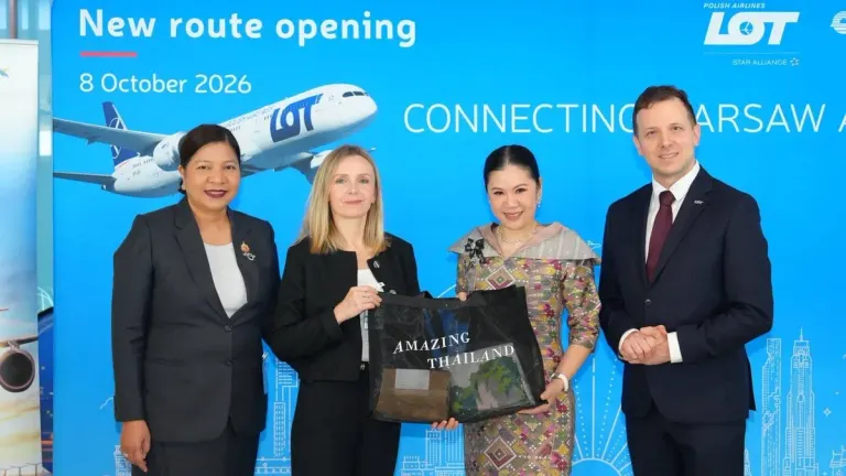 Thailand Launches Direct Warsaw-Bangkok Flights with LOT Polish Airlines