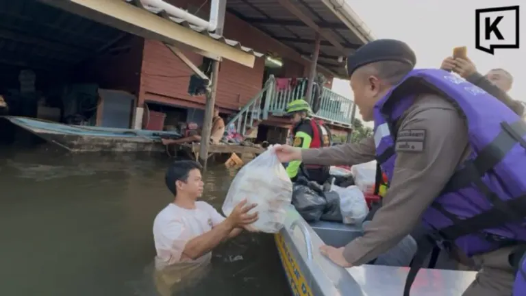 Floodwaters Submerge Homes in Chachoengsao’s Bang Khla District