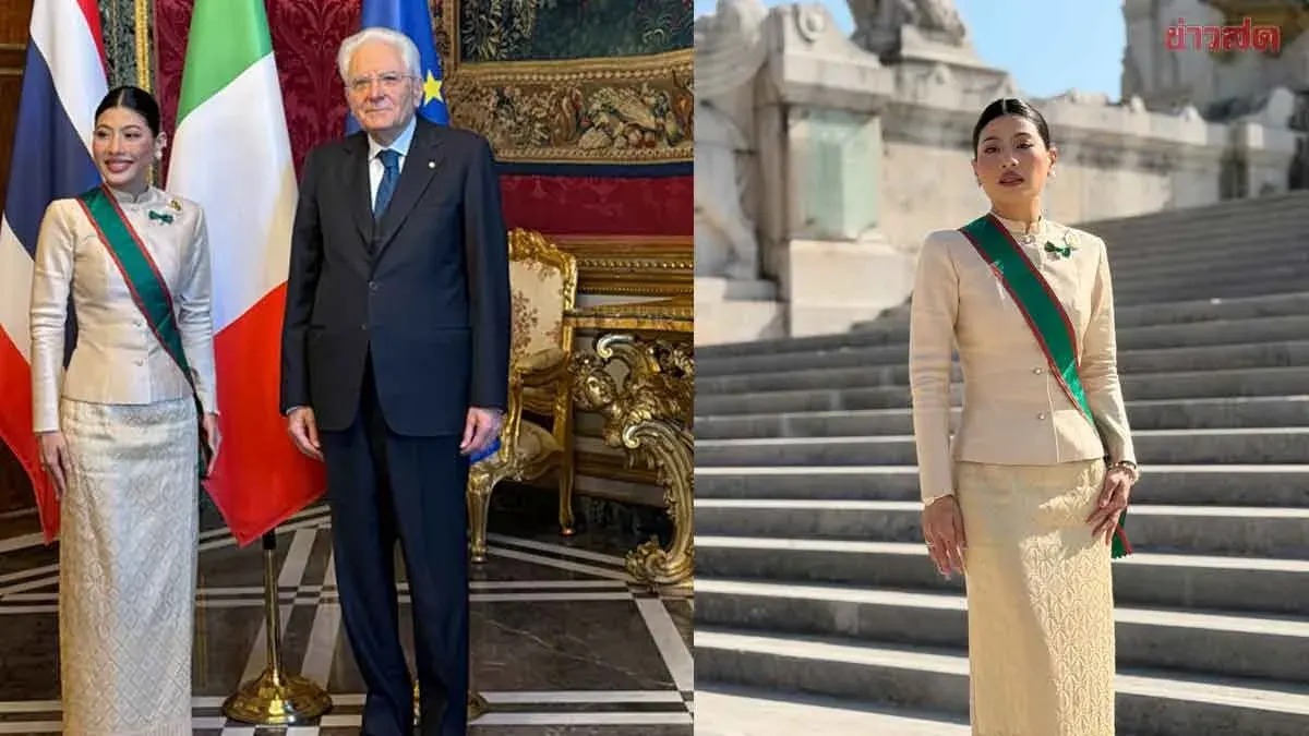 Princess Sirivannavari Receives Italy's Highest Honor