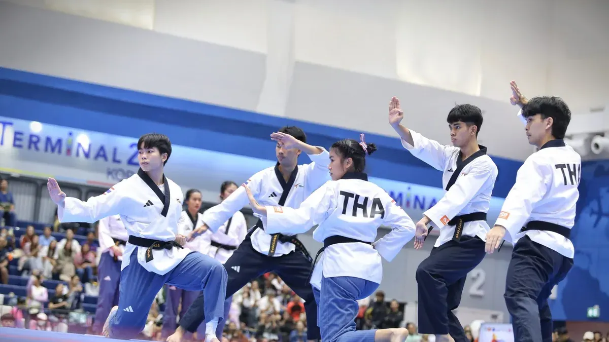 Thai Taekwondo Poomsae Championship Opens in Korat With Big Turnout