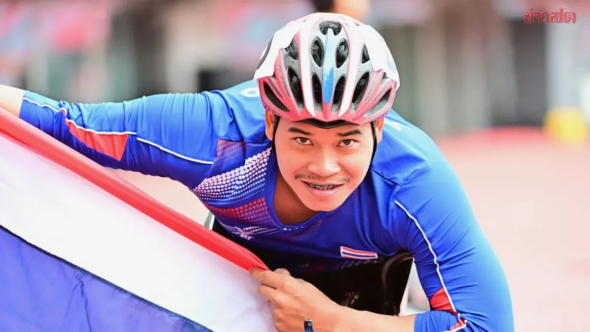 Thai Racer Pongsakorn Wins Second Gold at Asian Para Games