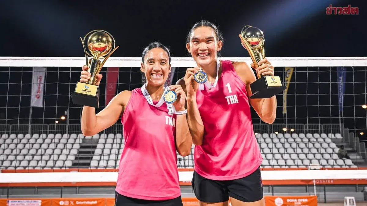 Thai Beach Volleyball Duo Wins Doha Open Title