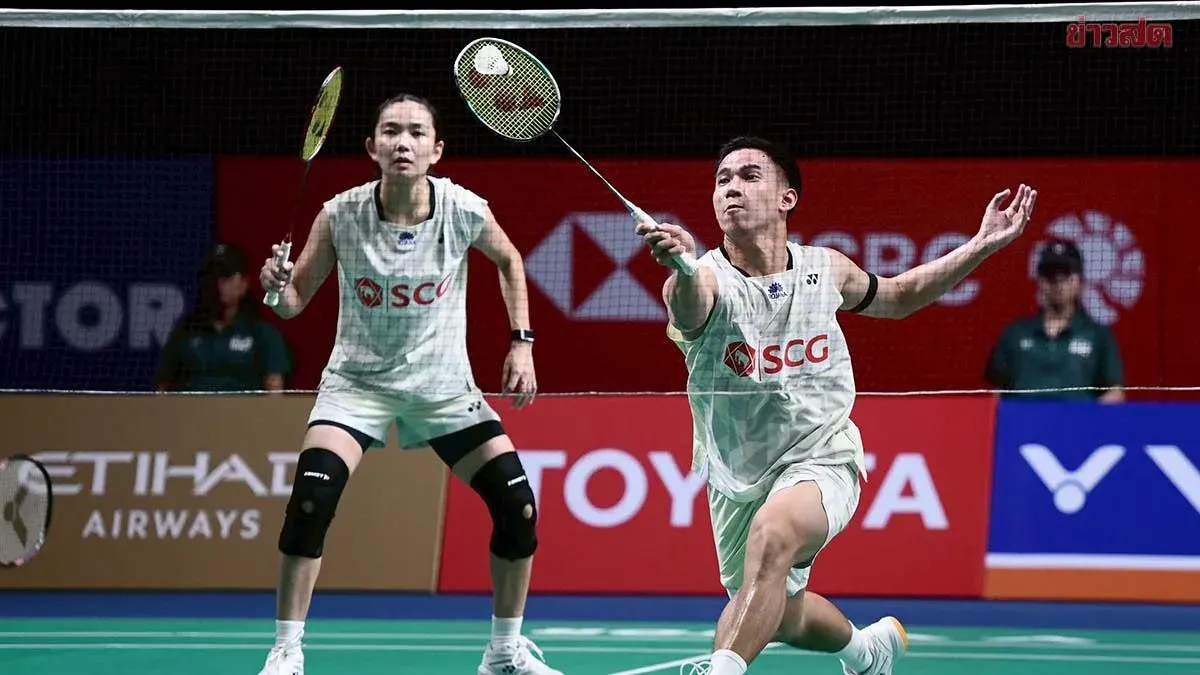 Thai Mixed Doubles Pair Lose to Malaysians at Denmark Open