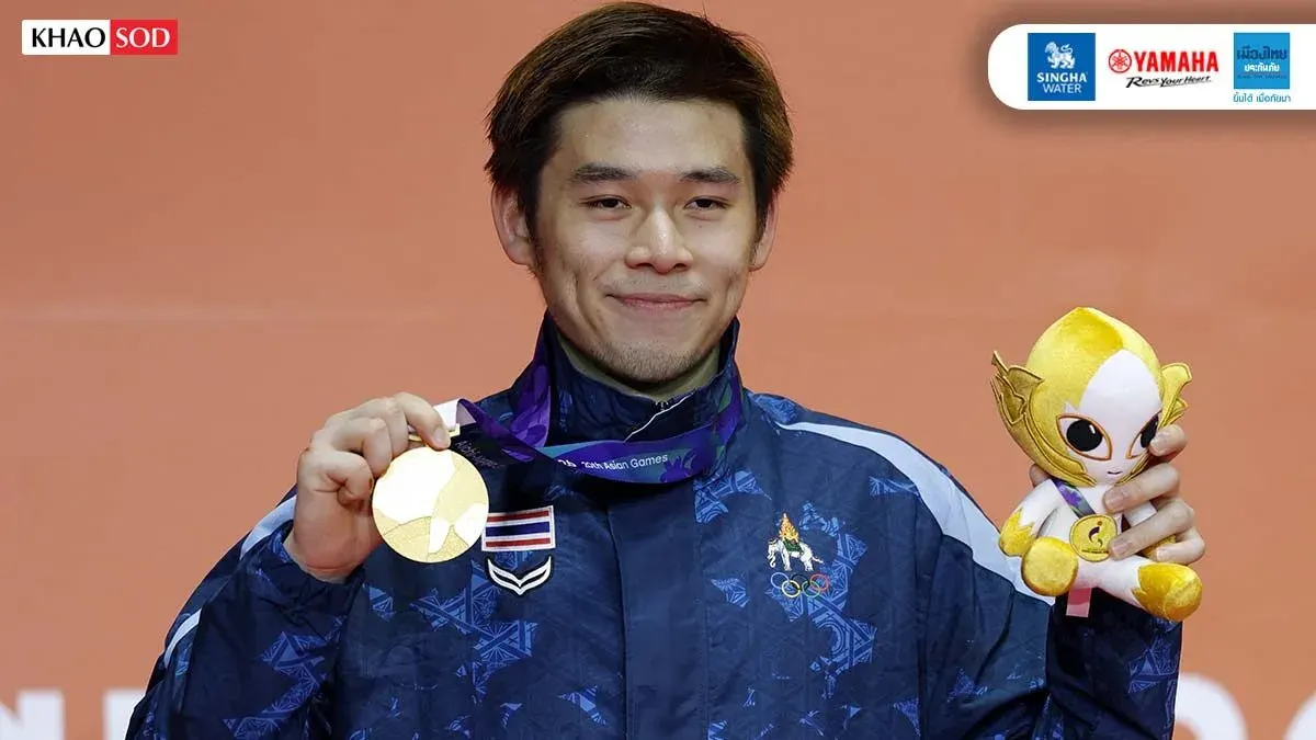 Thai Badminton Star Wins Historic Asian Games Men's Singles Gold