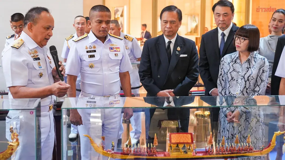 Royal Thai Navy and Icon Siam Launch Royal Barge Exhibition