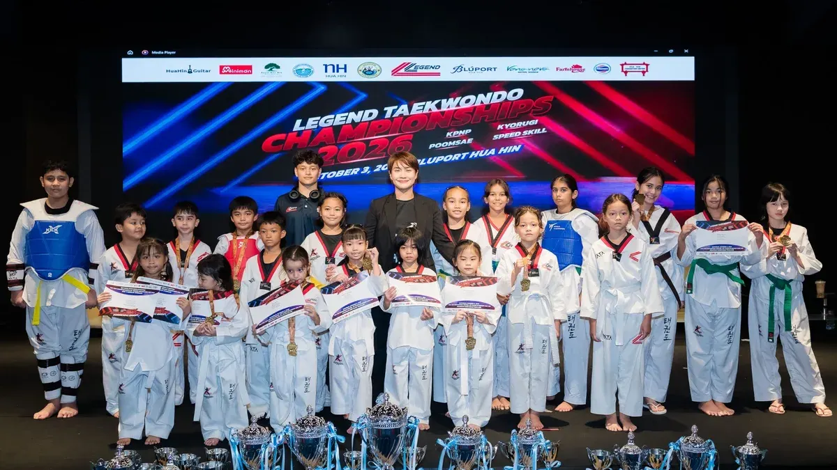 Hua Hin Welcomes 300 Athletes to Legend Taekwondo Championships 2026