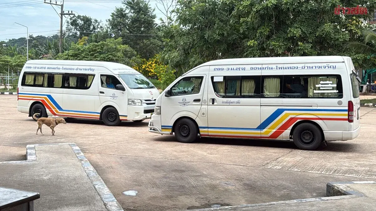 Amnat Charoen Van Operators Struggle With Rising Fuel Costs