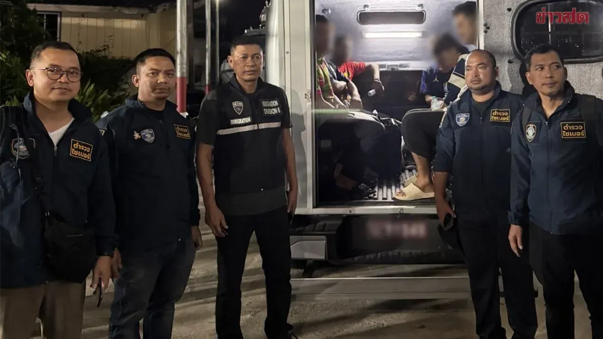Cyber Police Bust Songkhla Gambling Ring, Seize 379 Million Baht