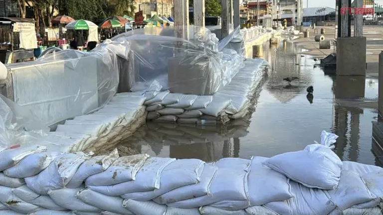 Nonthaburi Declares Flood Alert for Three Chao Phraya Districts