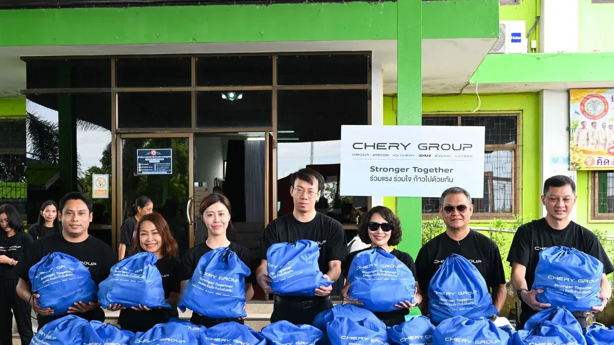 Chery Group Delivers Flood Relief Supplies to Nakhon Nayok Residents