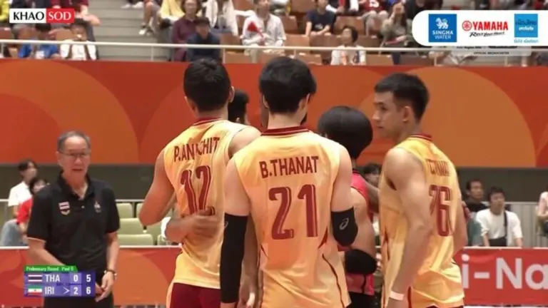 Thailand Loses to Iran in Asian Games Volleyball