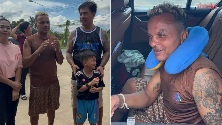 Former Boxing Champion Amnart Returns to Si Racha After Treatment