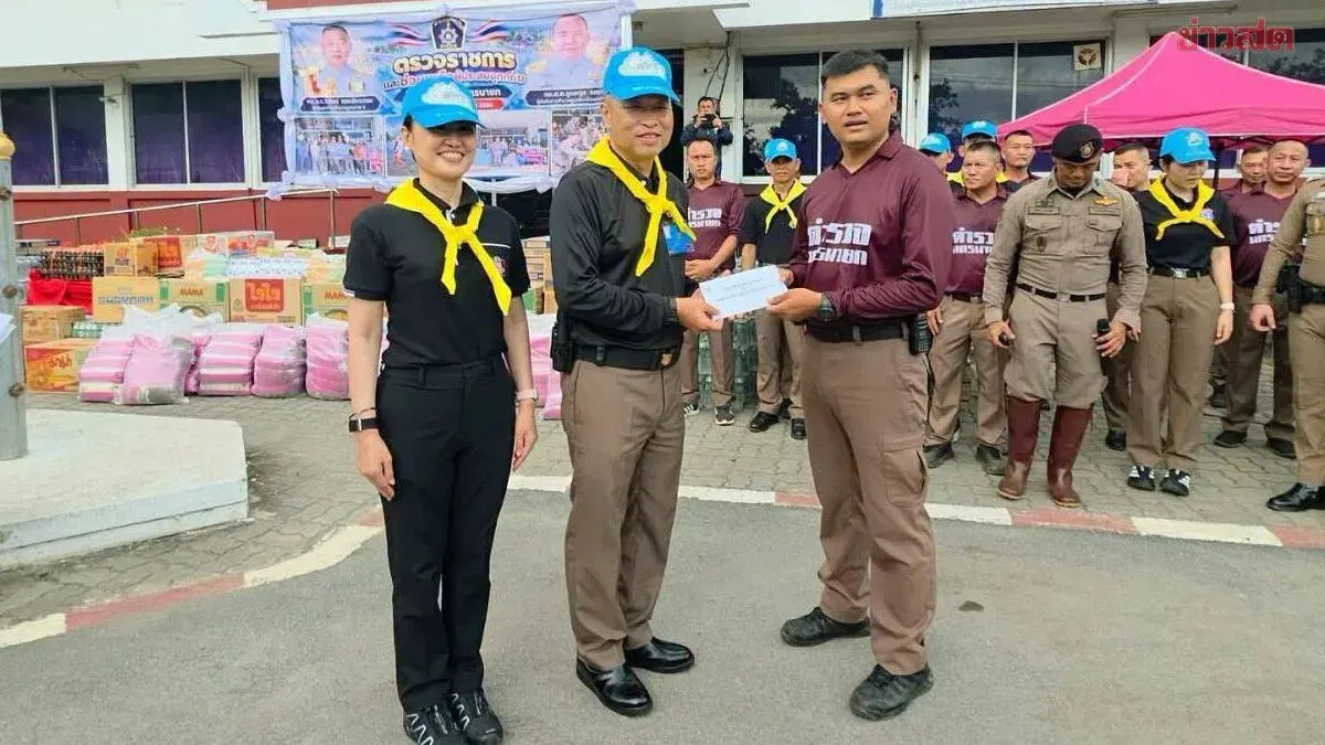 Police Chief Leads Flood Relief in Prachinburi and Nakhon Nayok