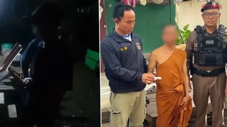 Police Raid Temple, Disrobe Meth-Using Monk in Khon Kaen