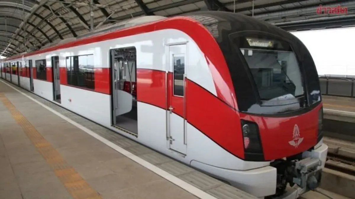 Bangkok Red Line Suspends Services After Electrical Fault