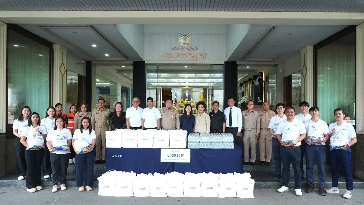Gulf Donates 15,000 Relief Kits to Flood-Hit Provinces Across Thailand