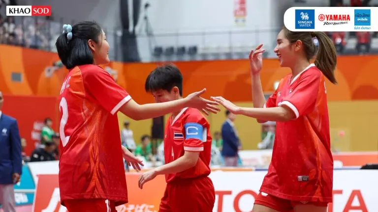 Thai Women's Sepak Takraw Team Defeats Philippines at Asian Games
