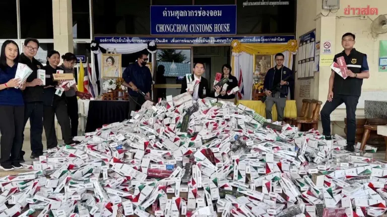 Thailand Customs Seizes Over 105 Million Illegal Cigarettes, Vapes