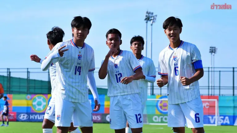 Thailand U15 Beat Dominica in FIFA World Cup Opener