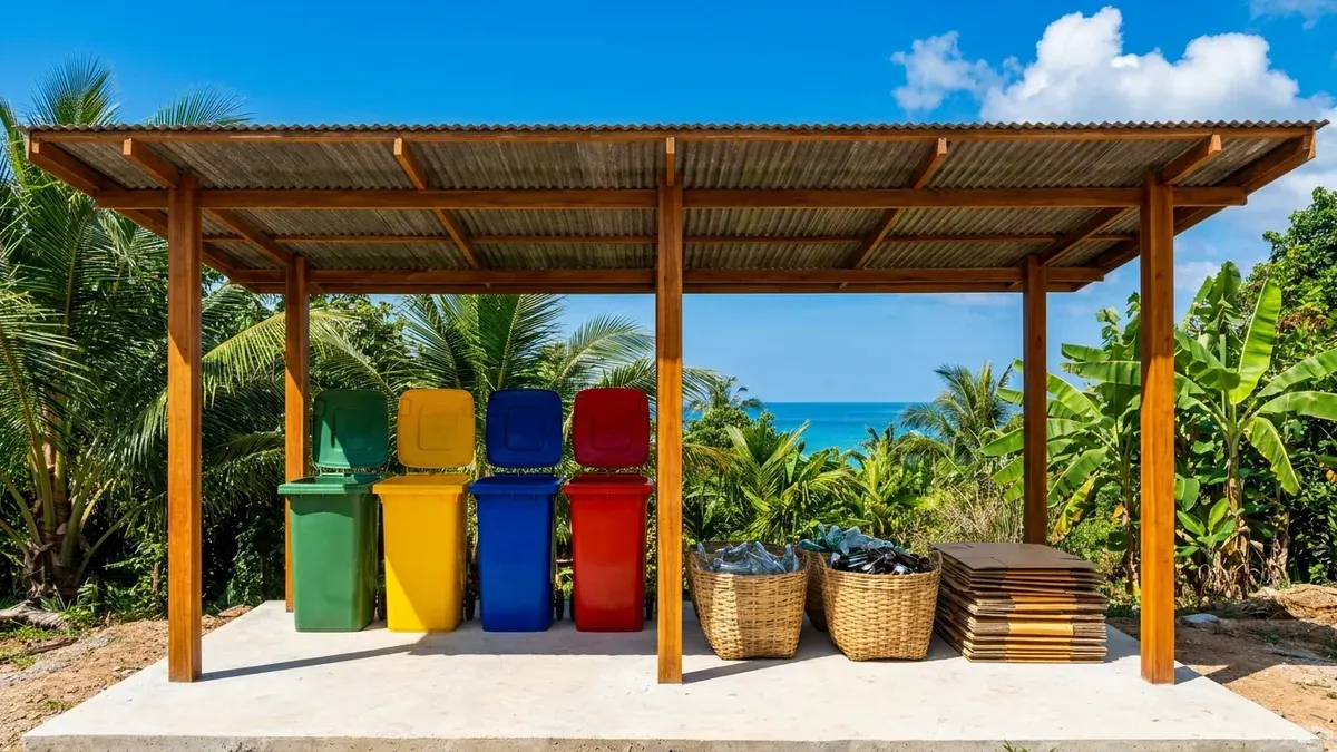 Koh Lanta makes up to 100 tonnes of rubbish a day, and its dump is four rai